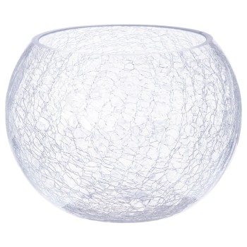 Vază Atmosphera Crackle Clear Glass
