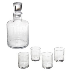 Set sticla si 4 pahare whisky