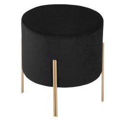 Taburet LIVING Negru