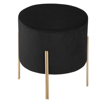 Taburet LIVING Negru