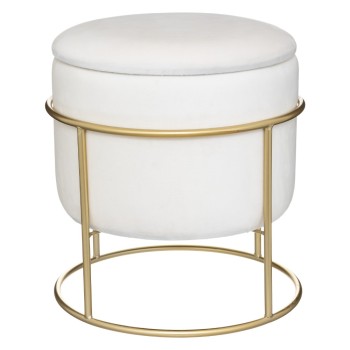Taburet ivory
