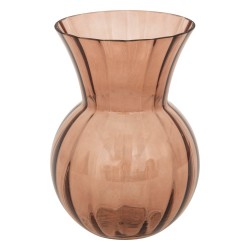 Vaza Alais Round Glass Terracotta