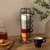 Set cani espresso cu stativ COLORAMA
