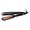 Placa de indreptat parul Goldmaster 7186, placi ceramice cu protectie din keratina, 100- 230 grade, inchidere automata dupa 1 ora, blocare pentru transport, cablu de 1.8 m