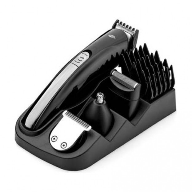 Masina de tuns si ras, Goldamaster GM-7171, multifunctional 9 in 1, de tuns, ras, nazal, barba, incarcare rapida, baterie, USB charge, pieptani ( 4, 4.5, 5, 5.5mm)