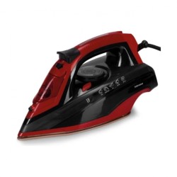 Fier de calcat Goldmaster, 2400W, jet vertical de aburi, sistem anticalcar, autocuratare, antipicurare, talpa acoperire nanoceramica