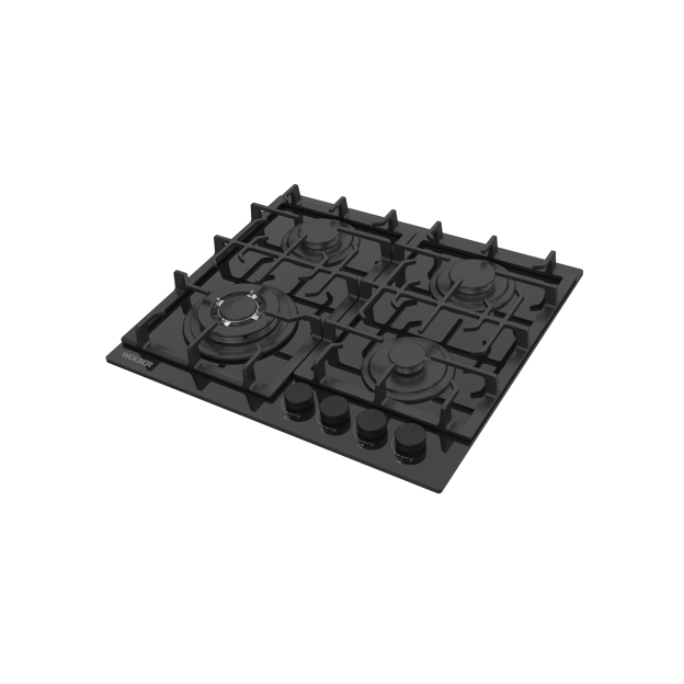 Plita de gaz incorporabila Wolser WL-BRD 6403 GBN BLACK FFD