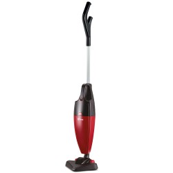 Aspirator vertical cu fir, fara sac, 1000W, rosu