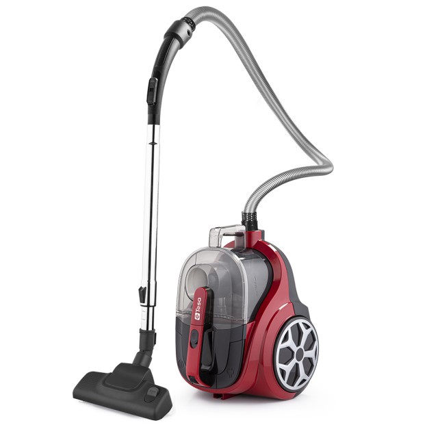 Aspirator fara sac TESA, model  TS-RC 706 Red, 1600 W