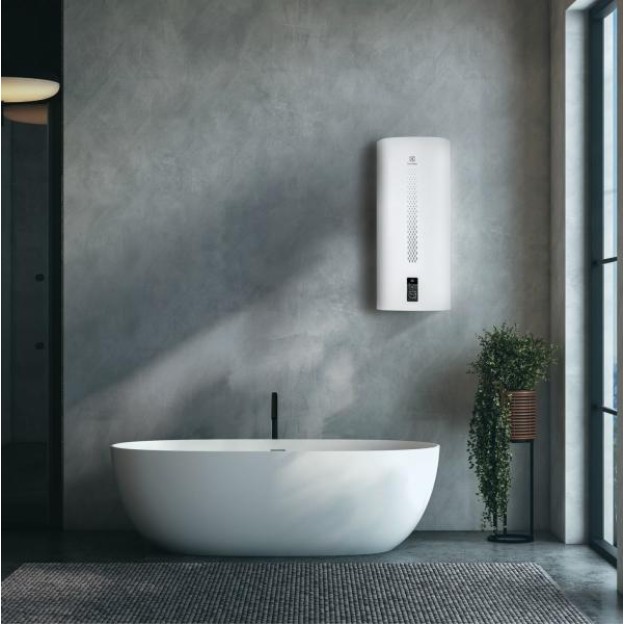 Boiler electric Electrolux 100 MXM WIFI, Clasa C, 100L, 3 trepte de incalzire, termostat electronic, IPX4, Bacteria Stop System, Supapă de suprapresiune,montare verticala/orizontala, elemente fixare incluse