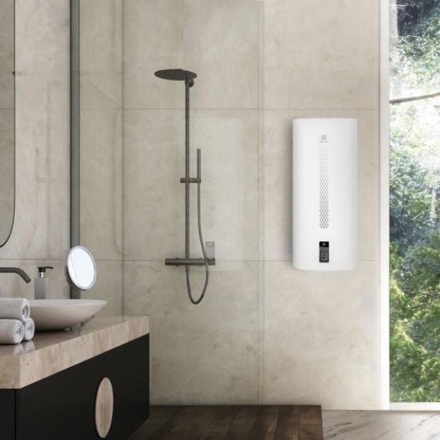 Boiler electric Electrolux 100 MXM WIFI, Clasa C, 100L, 3 trepte de incalzire, termostat electronic, IPX4, Bacteria Stop System, Supapă de suprapresiune,montare verticala/orizontala, elemente fixare incluse
