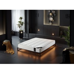 Saltea ortopedica, Homevs, model ASTRO, 200x180x20 cm, arcuri Bonnel impachetate individual, 12 straturi, tehnologie Memory Foam, materiale de inalta calitate - tesatura tricotata