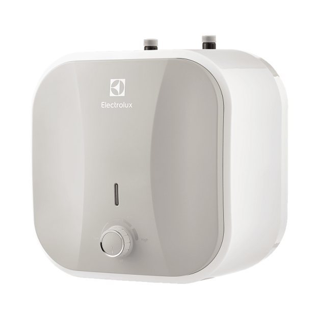 Boiler electric Electrolux 10L, Clasa B, 2000W,alimentare sus, termostat mecanic, clasa de rezistenta IPX4, protectie la supraincalzire, supapa de siguranta a presiunii, montare pe verticala, elemente de fixare incluse,  alb-bej, model 10 Q U