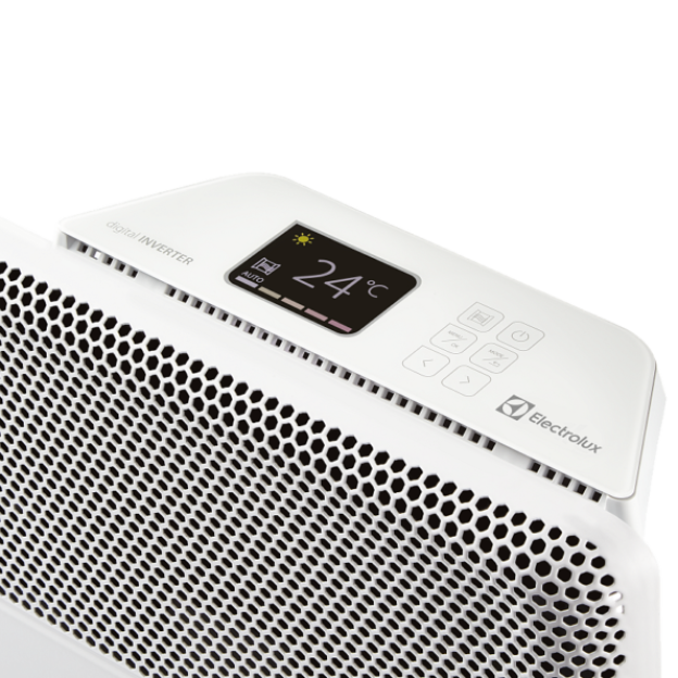 Convector electric Electrolux ECH/AT-2000 3AI-WIP 24, 2000W, Wi-Fi, Alb , protectie la supraincalzire , senzor fereastra deschisa , protectie copii , invertor digital , auto restart