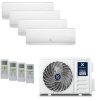Pachet aer conditionat multisplit ELECTROLUX , inverter , unitate externa 32000 BTU , unitati interne 4 x 9000 BTU , Clasa A++/A+ , Wi FI