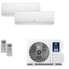 Pachet aer conditionat multisplit ELECTROLUX , inverter , unitate externa 14000 BTU , unitati interne 7000 + 7000 BTU , Clasa A++/A+ , Wi Fi