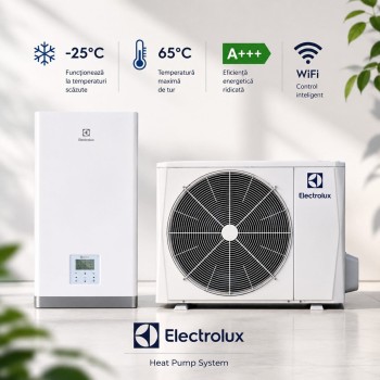 Pompa de caldura 10kW, Electrolux, pentru incalzire si racire, monofazata, 130 mp, A+++ Wi-Fi, model EMHP-10V/N81
