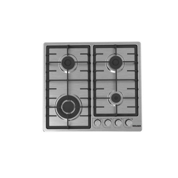 Plita de gaz incorporabila Wolser WL-TR 6400 INOX Turbo FFD
