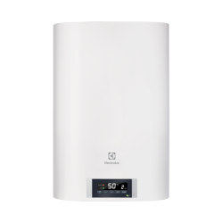 Boiler electric Electrolux 80L Fmx DL , Clasa C, 2000W, 3 trepte de incalzire, termostat electronic, indicatie de pornire, IPX4, protectie la supraincalzire, supapa siguranta presiune, montare verticala/orizontala, elemente fixare incluse, alb