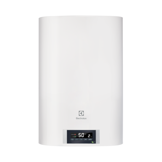 Boiler electric Electrolux 80L Fmx DL , Clasa C, 2000W, 3 trepte de incalzire, termostat electronic, indicatie de pornire, IPX4, protectie la supraincalzire, supapa siguranta presiune, montare verticala/orizontala, elemente fixare incluse, alb