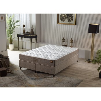 Saltea ortopedica, Homevs, model CALDO, 200x180x20 cm, arcuri Bonnel, 12 straturi, spuma confortabila, materiale de inalta calitate - tesatura tricotata
