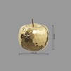 Figurina decorativa apple gold