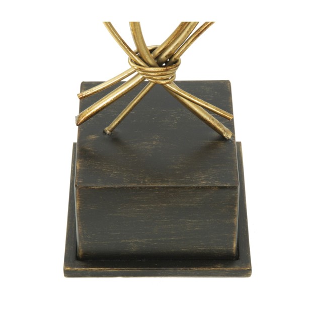 SUPORT LUMANARE GLAM IRIS CM 29X12,5X44 