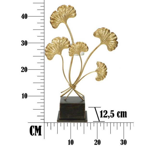 SUPORT LUMANARE GLAM IRIS CM 29X12,5X44 