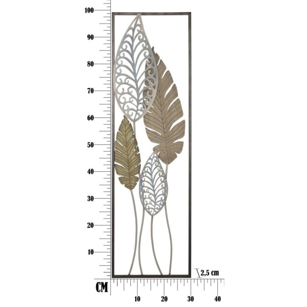 DECORATIE PERETE FOGLIE -B- CM 30,5X2,5X99,5 