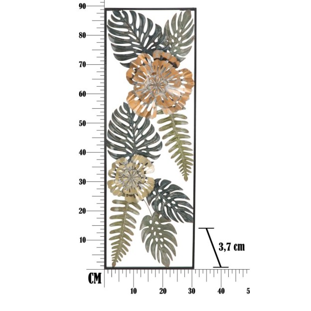 DECOR DE PERETE ȘI -A- CM 30,5X3,75X88,5 