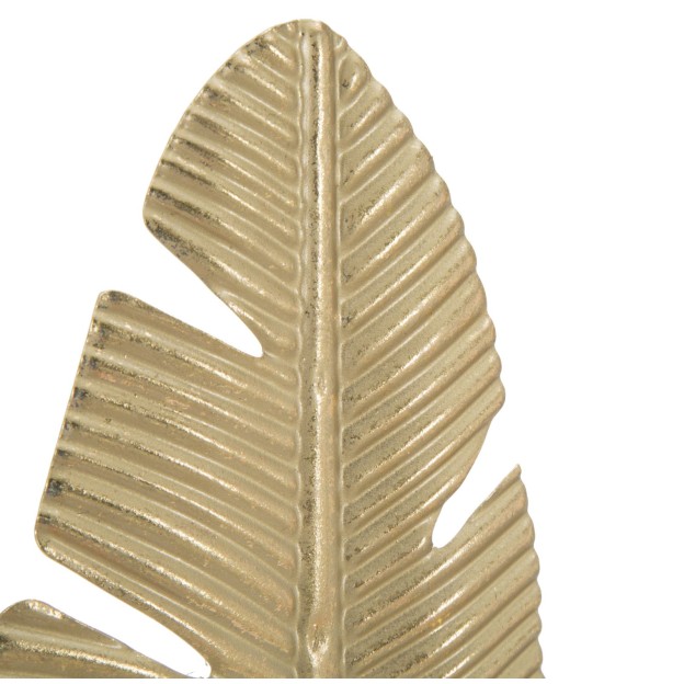 DECORATIUNE CU SUPORT LUMANARE LEAF GLAM 10X10X34 