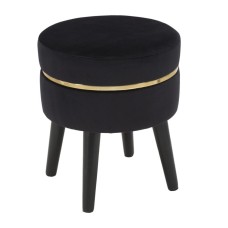 TABURET PARIS NEGRU CM Ø 35X40,5