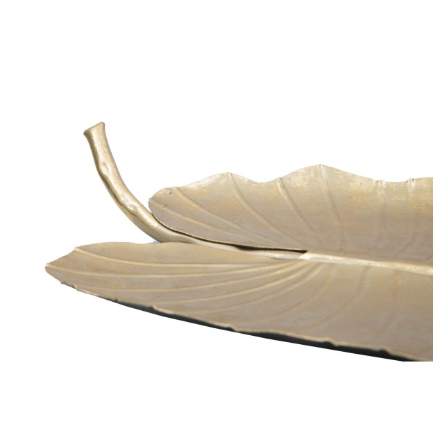 DECOR LEAF GLAM -A- CM 23X2X35,5 