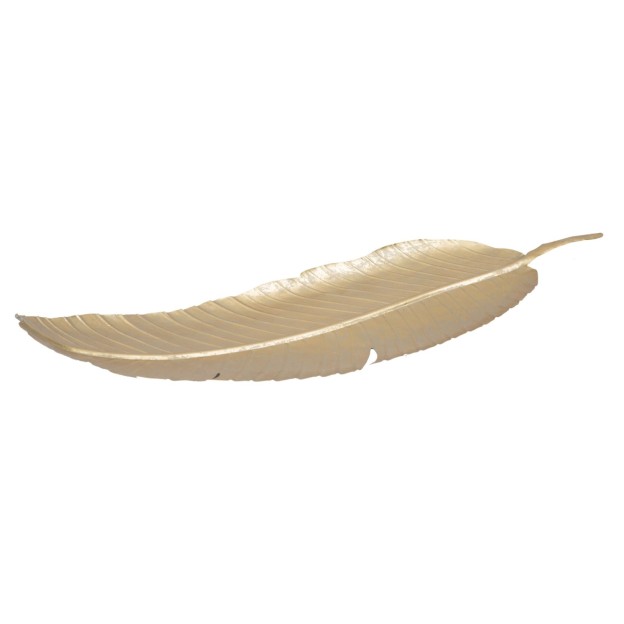 PLATOU DECORATIV LEAF GLAM -B-CM 18X2X55 