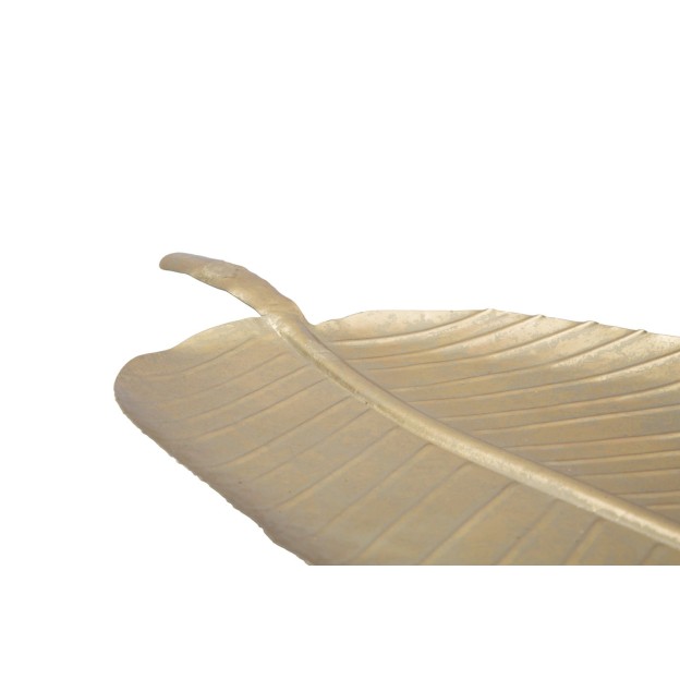 PLATOU DECORATIV LEAF GLAM -B-CM 18X2X55 