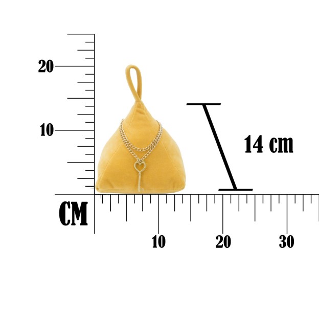 OPRITOR UȘĂ TRIANGUL PORTOCALIU CM 14X14X20