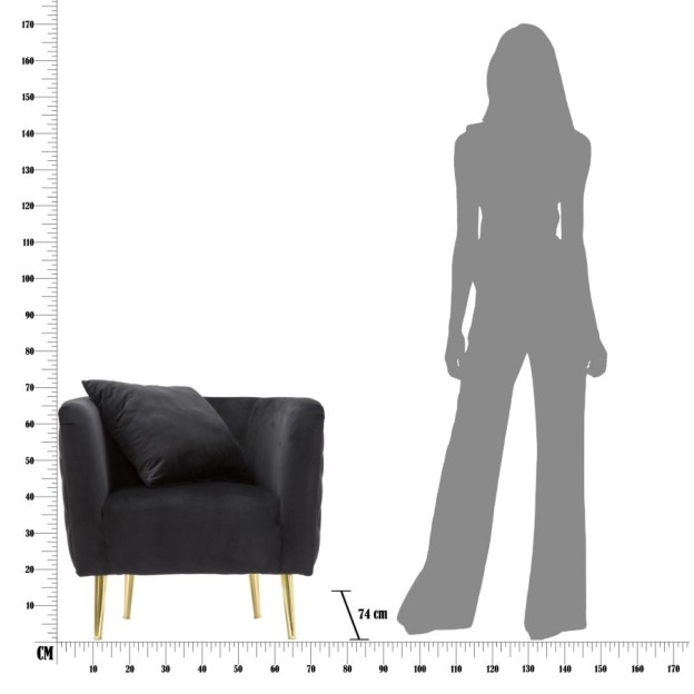 FOTOLIU BUCAREST NEGRU CM 76x74x71