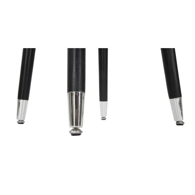 TABURET DE BAR PARIS GRIGIO/SILVER CM Ø 35X74 