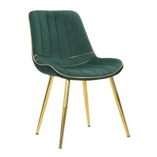 SCAUN PARIS VERDE/AURIU SET 2 BUC 51X59X79