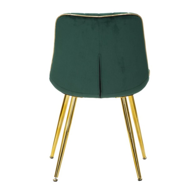 SCAUN PARIS VERDE/AURIU SET 2 BUC 51X59X79