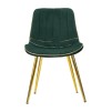 SCAUN PARIS VERDE/AURIU SET 2 BUC 51X59X79