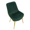 SCAUN PARIS VERDE/AURIU SET 2 BUC 51X59X79