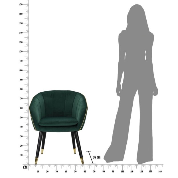 FOTOLIU PARIS VERDE/AURIU 62X58X78