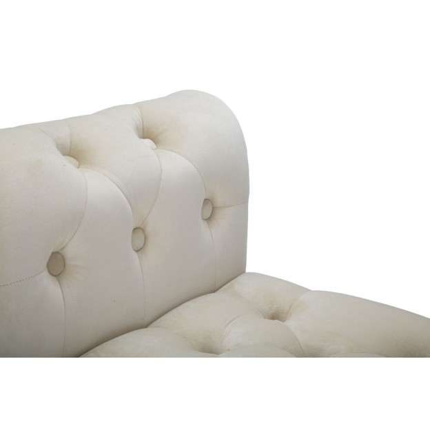 PANCHETTA PARIS CREMA/GOLD CM 120X40X60