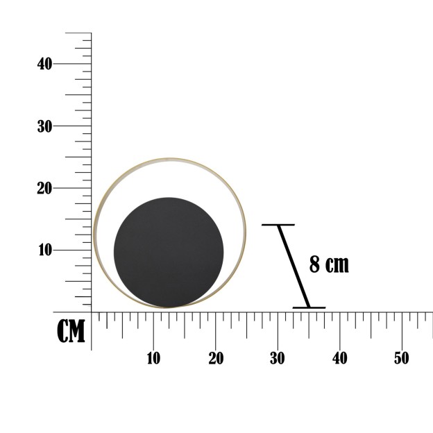 LAMPĂ DE PERET SHUTTLE CM 25x8x25 