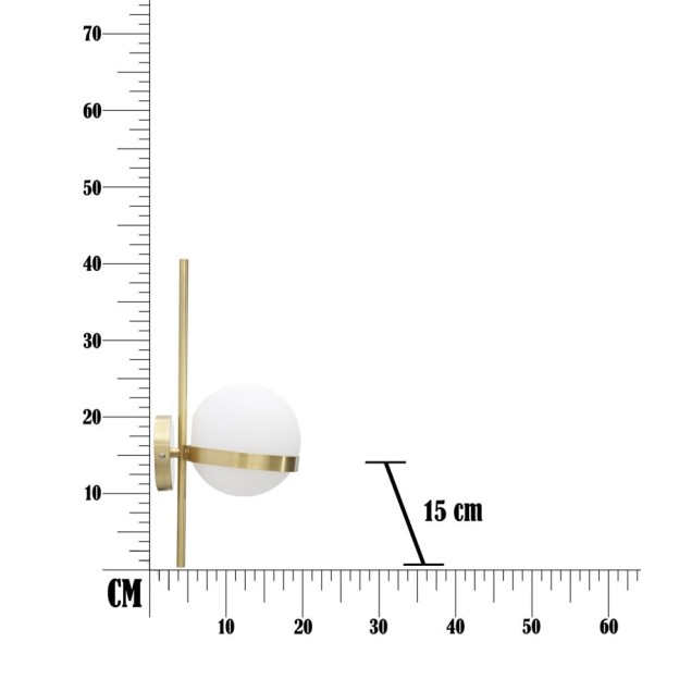 APLICA GLAMMY CIRCLE CM 15x20x40