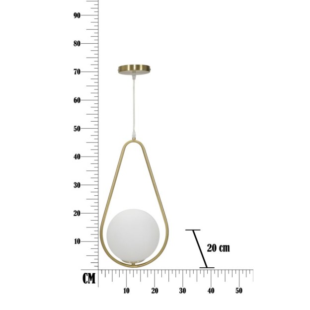 PLAFONIERA GLAMMY DROP CM 24x20x46