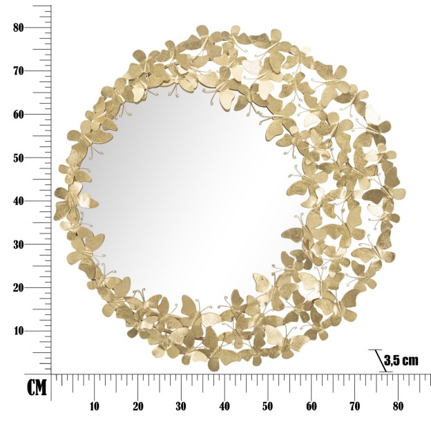 OGLINDA GLAM BUTTERFLY WIND 81,5X3,5 (OGLINDA CM Ø55) 