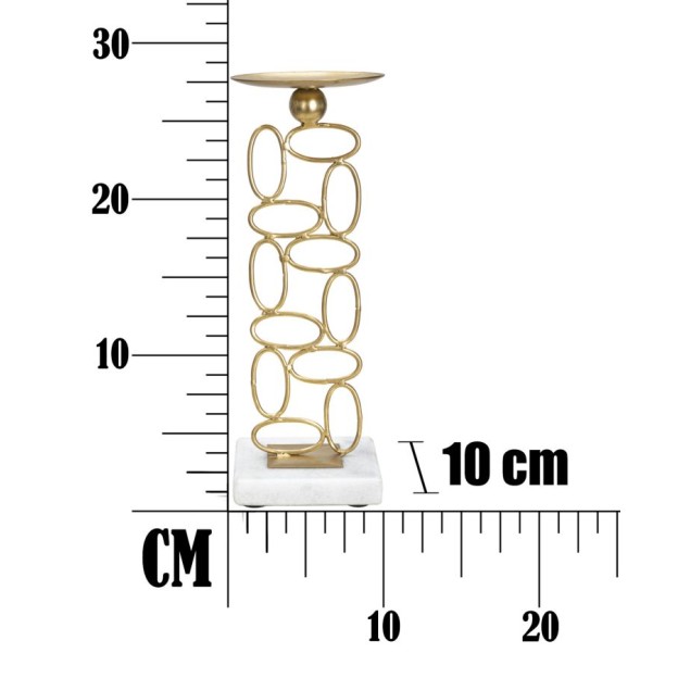 SUPORT LUMANARE BUBBLES CM 10X10X27 