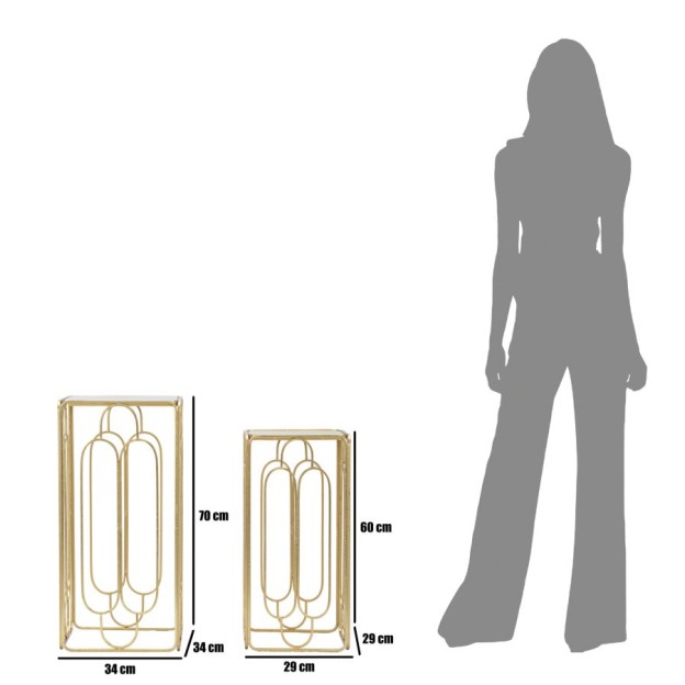 SET 2 MASUTE ARTY 34X34X70-29X29X60 